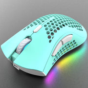 Wireless mouse game luminous RGB electric charging mouse
